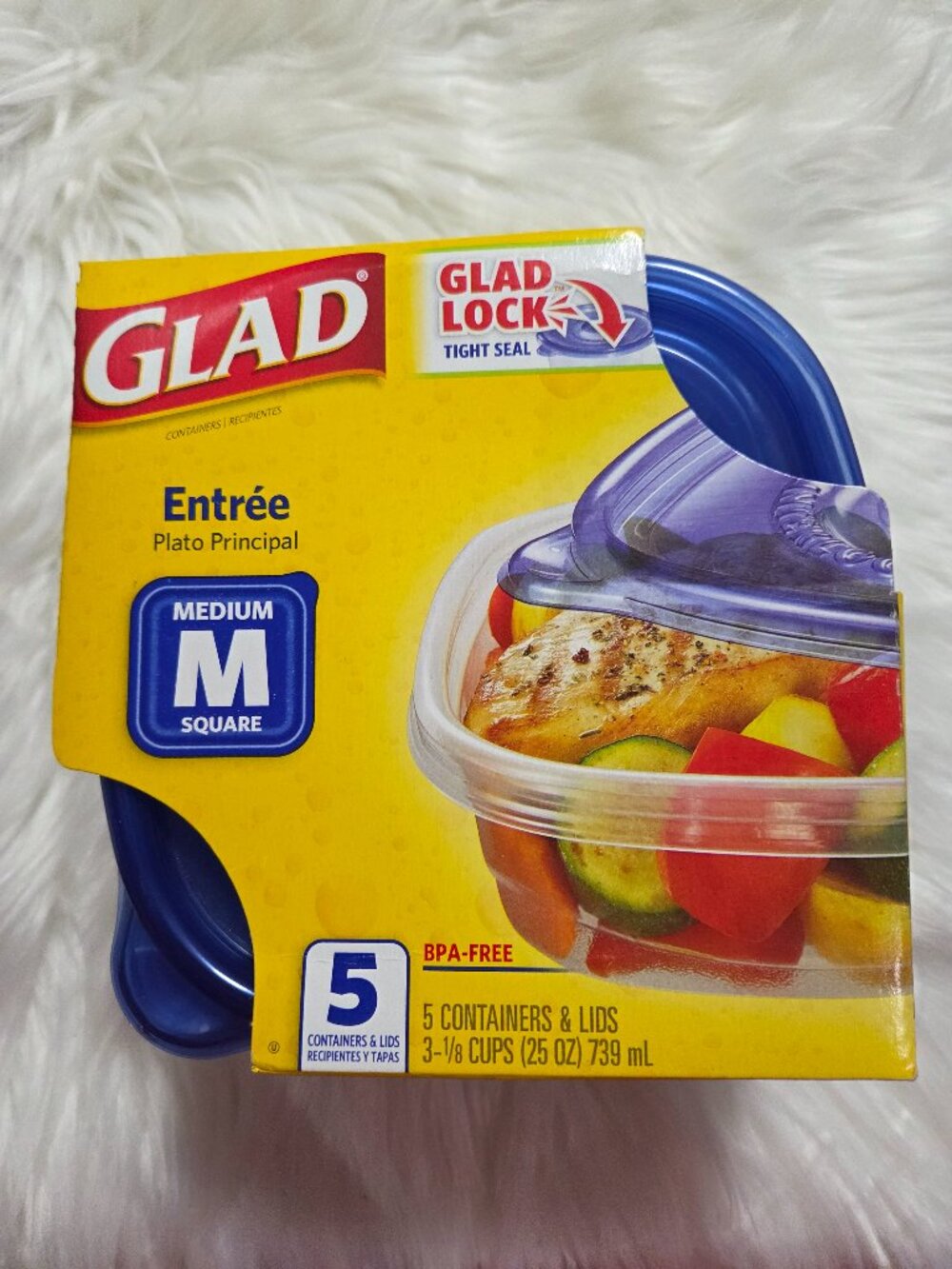 Glad Set of 5 Entree Containers